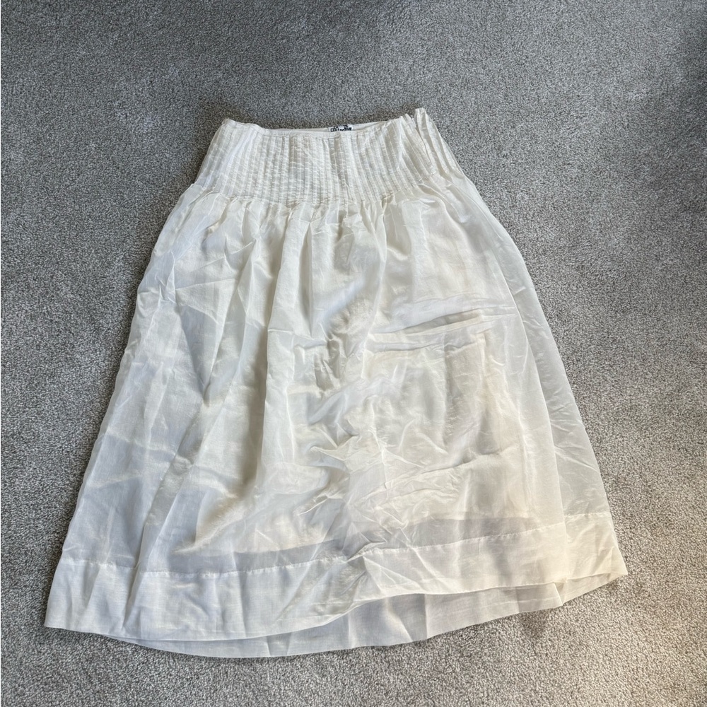 Chic Cream A-Line Women's Skirt future collective
